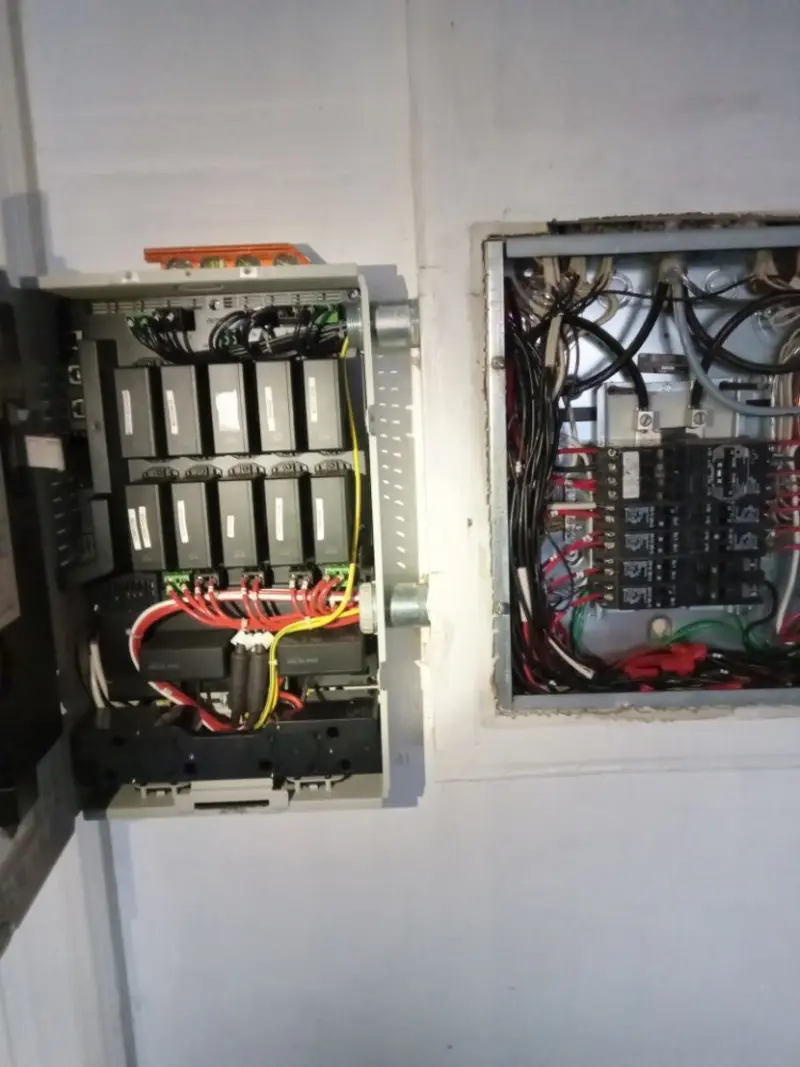 Electrical panel upgrade completed for Security Camera Wiring in San Diego